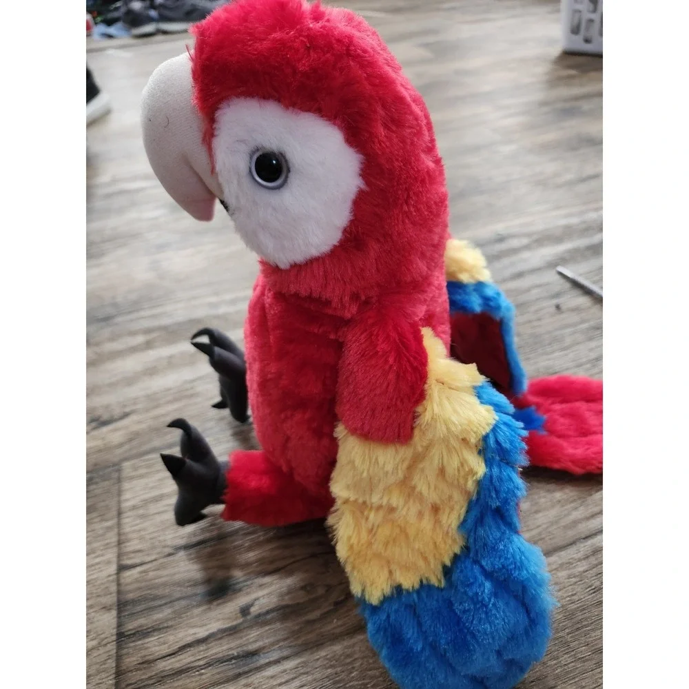 Scarlet Macaw Parrot Bird Red soft plush toy 12 Inch Wild Republic Rain Forest